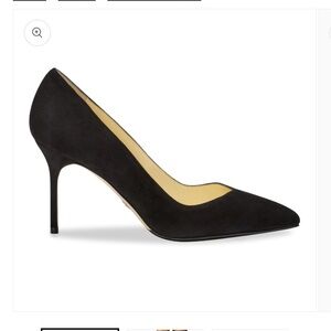 SARAH FLINT - the perfect pump 85 ; black suede size 38.5